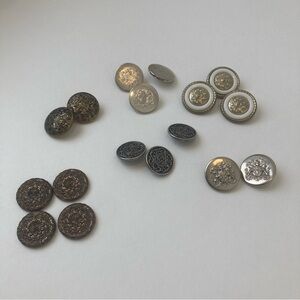 Elegant Decorative Buttons Sew Craft Projects Uniform Formal Coat of arms